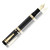 Nettuno 1911 Fountain pen, Petra Lines (black resin/gold plated trim), Fine nib