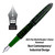Diplomat Elox Matrix Green/Black Fountain Pen Stainless Steel Nib Diplomat Elox Matrix Green/Black Fountain Pen Stainless Steel Nib