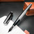 Diplomat Excellence A2 Guilloche Black/Chrome Fountain Pen Gallery Diplomat Excellence A2 Guilloche Black/Chrome Fountain Pen Gallery