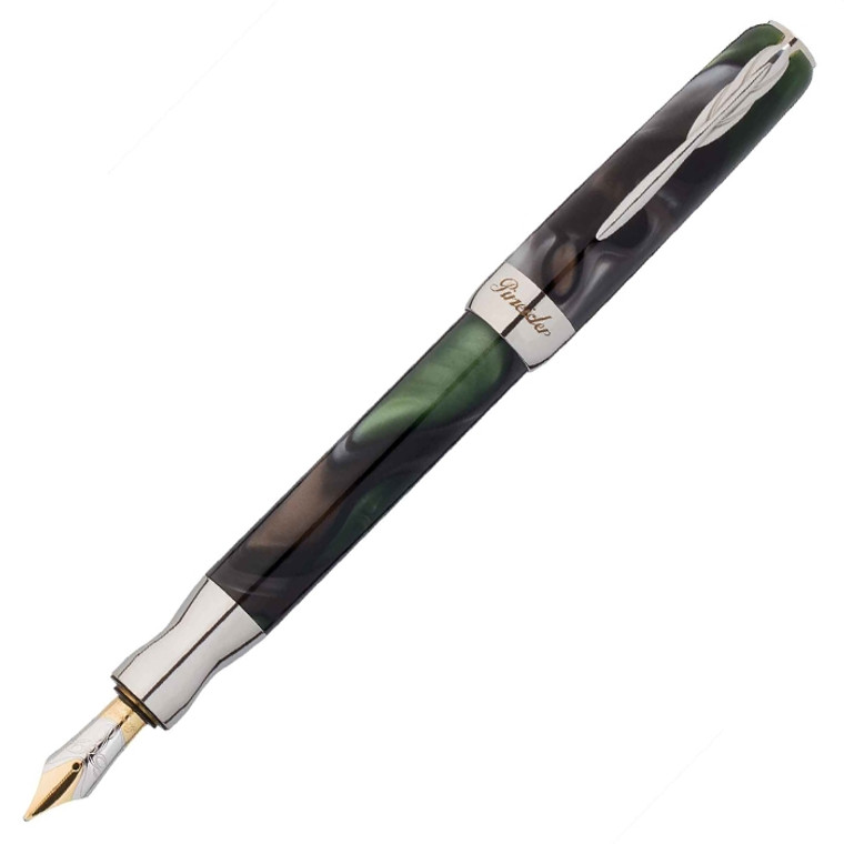 Pineider La Grande Belleza (Great Beauty) Limited Edition Dolomite Green 18Kt Gold Medium Nib