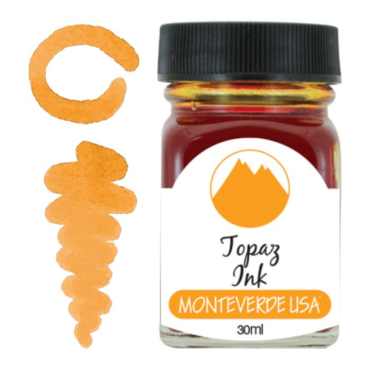 Monteverde USA® Gemstone Topaz 30ml Ink Bottle