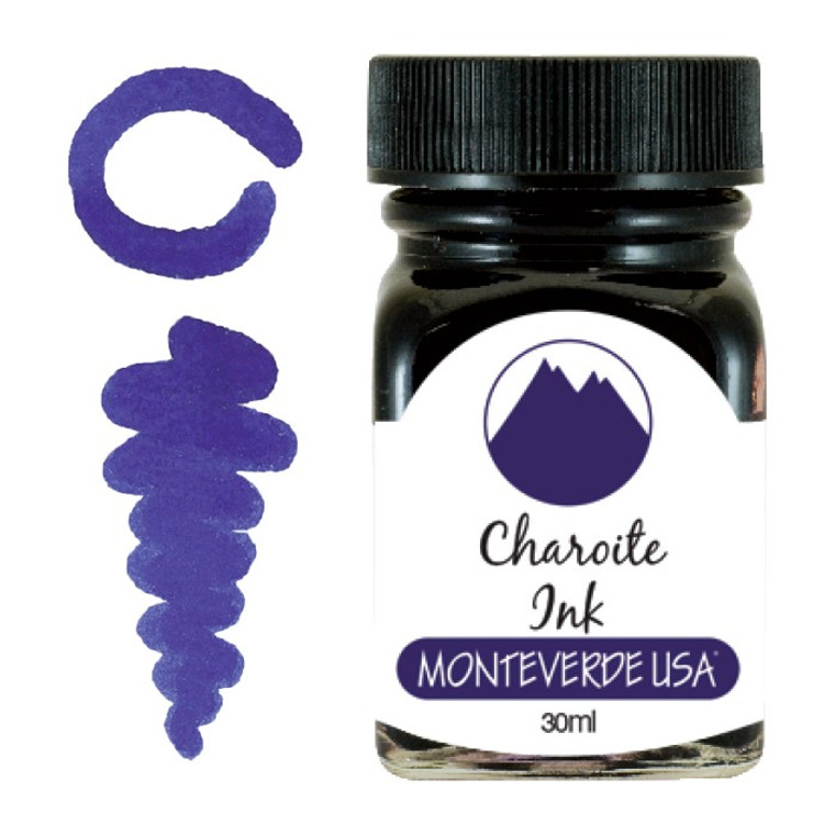 Monteverde USA® Gemstone Charoite 30ml Ink Bottle