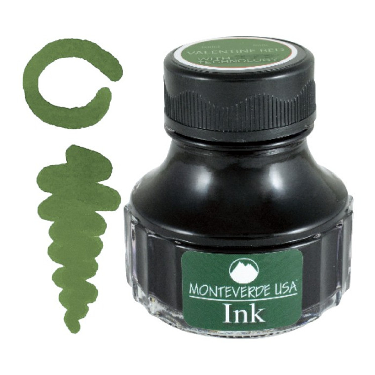 Monteverde USA® Gemstone Olivine 90ml Ink Bottle
