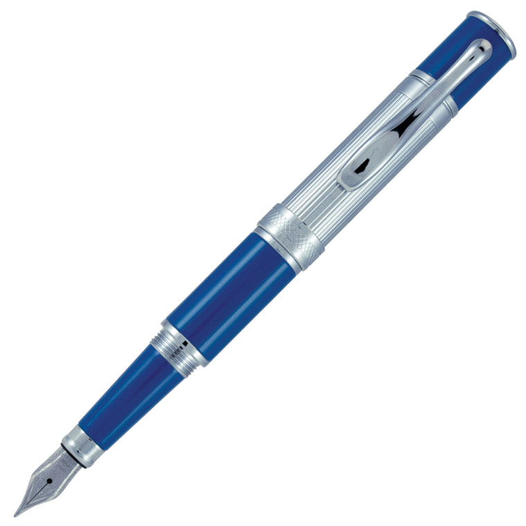 Monteverde USA® Mini Jewelria™ Fountain Pen, Cobalt Blue Line Cut