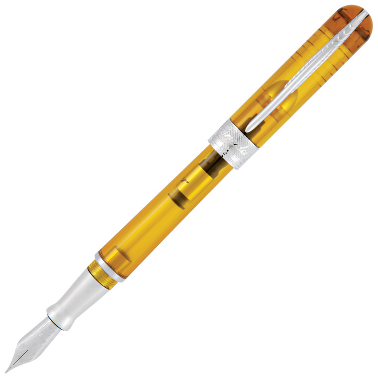 Pineider Avatar UR Demo Fountain Pen Amber - Fine Steel Nib