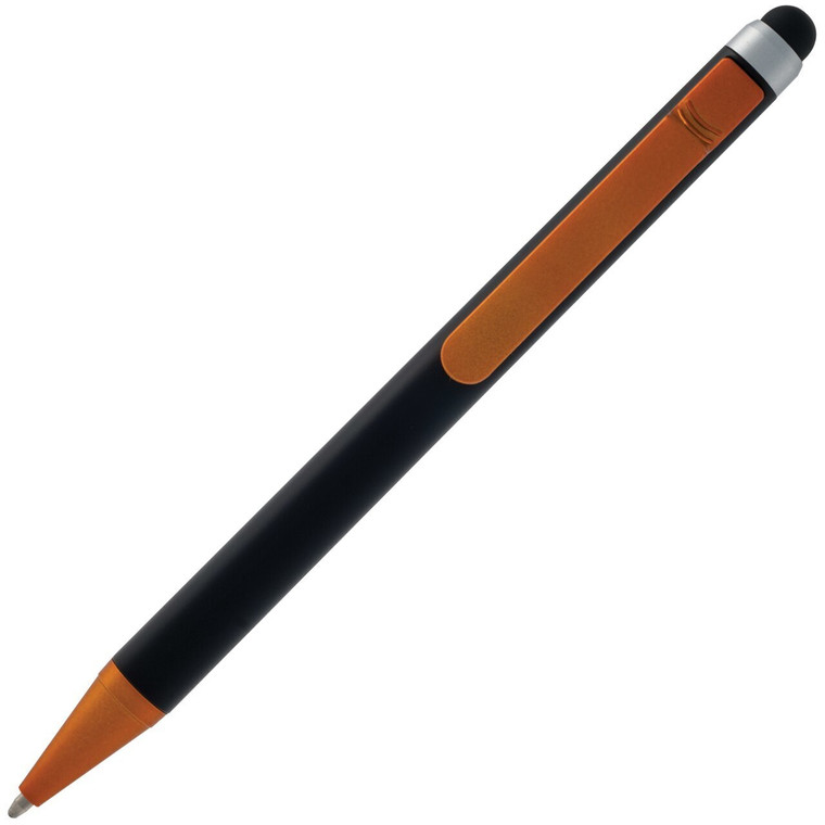 Clip Action One-Touch Stylus Ballpoint Pen S-105 Orange pen