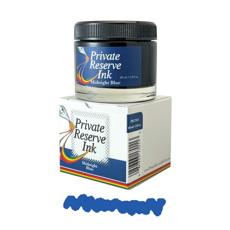 Private Reserve Ink, 60 ml ink bottle; Midnight Blue