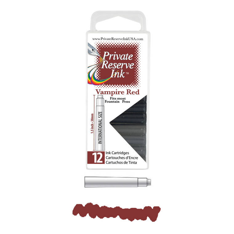 Private Reserve Ink™ 12pcs Clear Box, Vampire Red