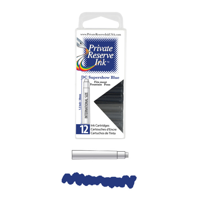 Private Reserve Ink™ 12pcs Clear Box, DC Supershow Blue