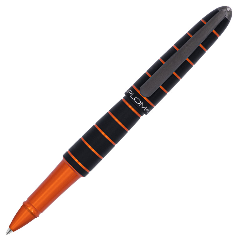 Diplomat Elox Ring Black/Orange Rollerball Pen