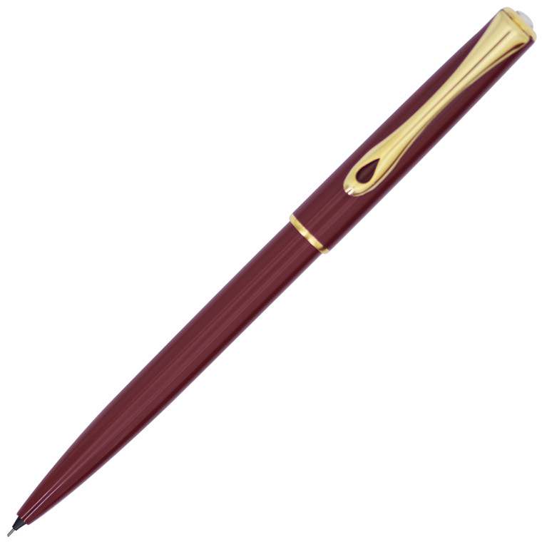 Diplomat Traveller Dark Red Gold 0.5 mm Mechanical Pencil