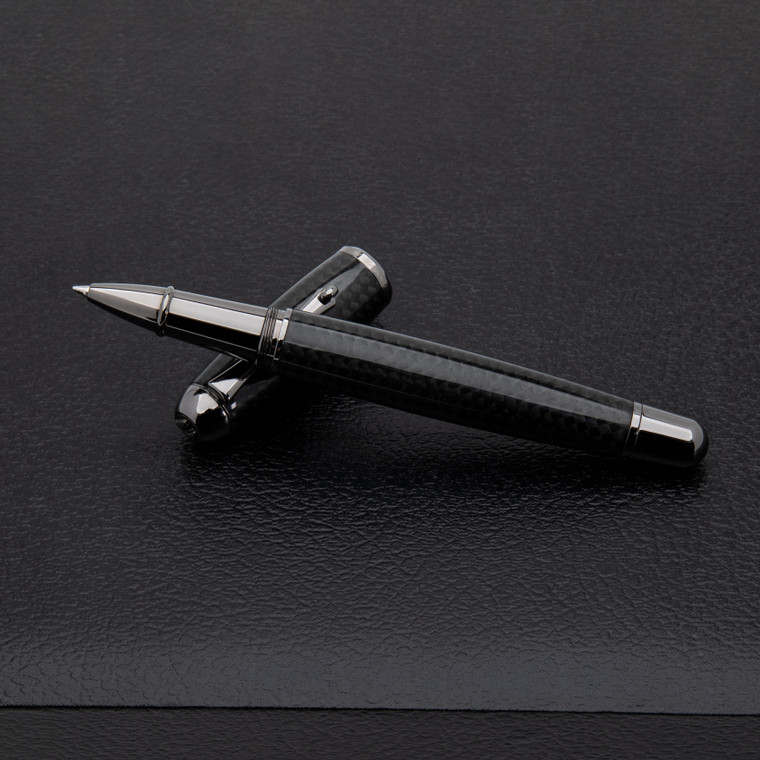 Monteverde USA® Super Mega Carbon Fiber Gunmetal Rollerball Pen