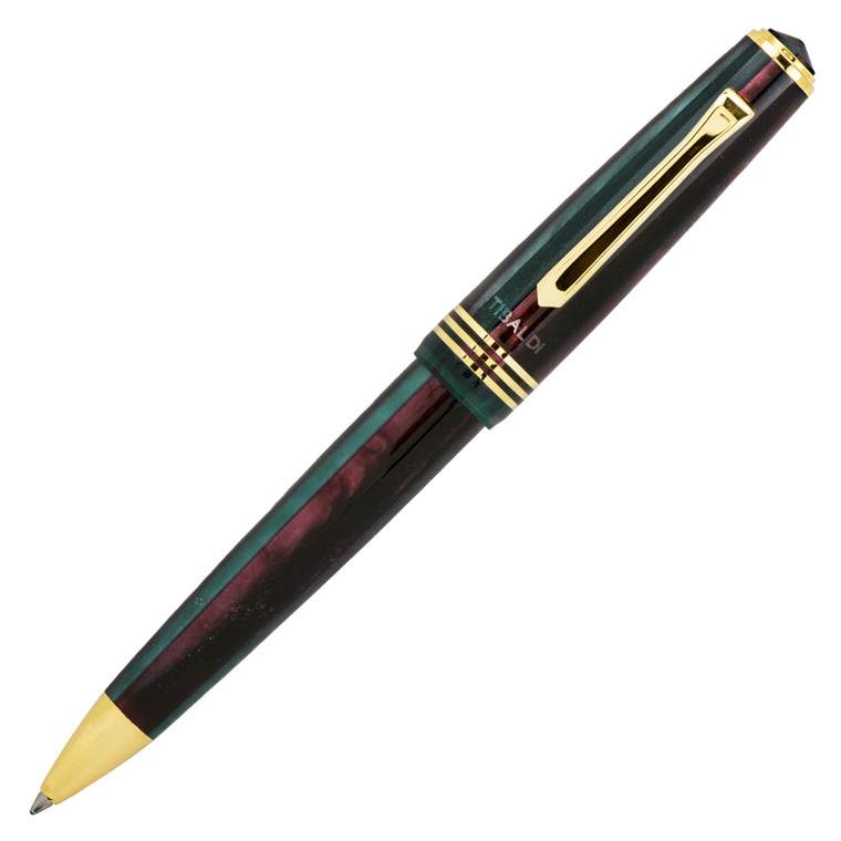 Tibaldi N60 Zazou Ballpoint Pen 18K Gold Trim
