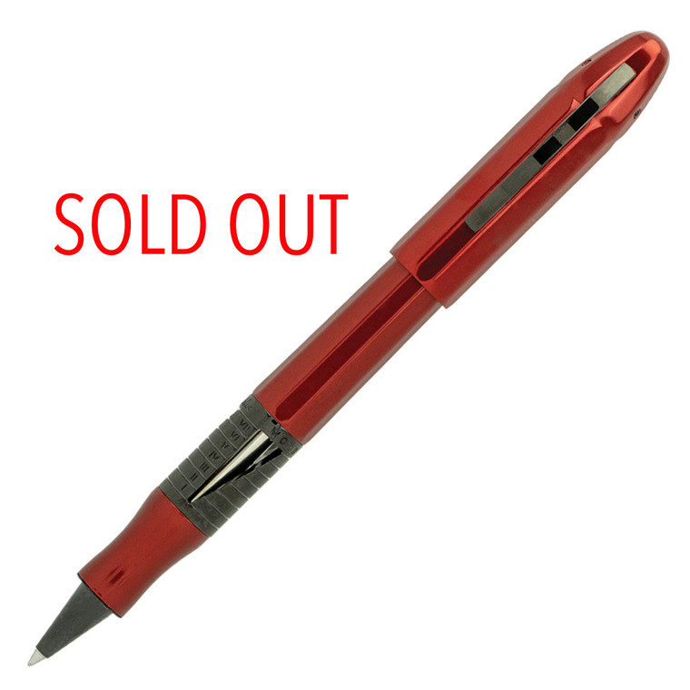 CONKLIN NOZAC CLASSIC 125 ANNIVERSARY LIMITED EDITION Rollerball PEN Red/Black TRIM