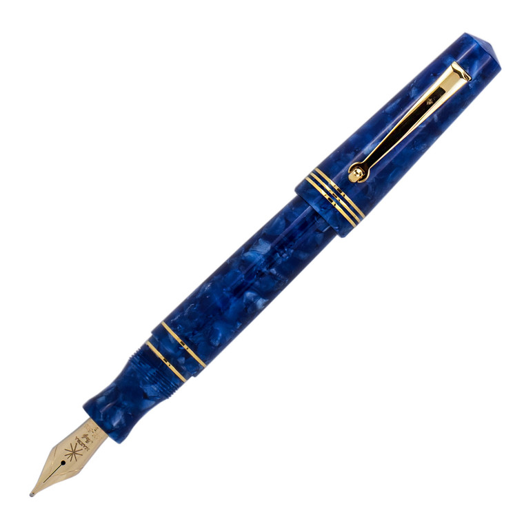 Maiora Capsule Blue Mare Limited Edition 38 Fountain Pen 14kt Gold Nib