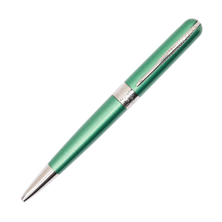 Pineider Avatar Art Shiny Mint Palladium Trim Ballpoint Pen