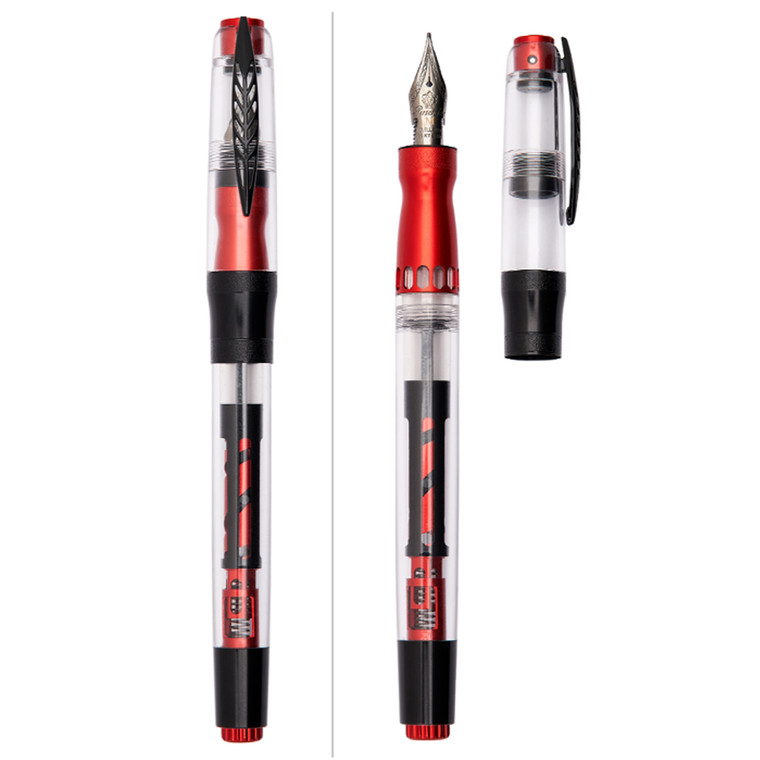 Pineider® Mistery Filler Demo Fountain Pen Red/Black