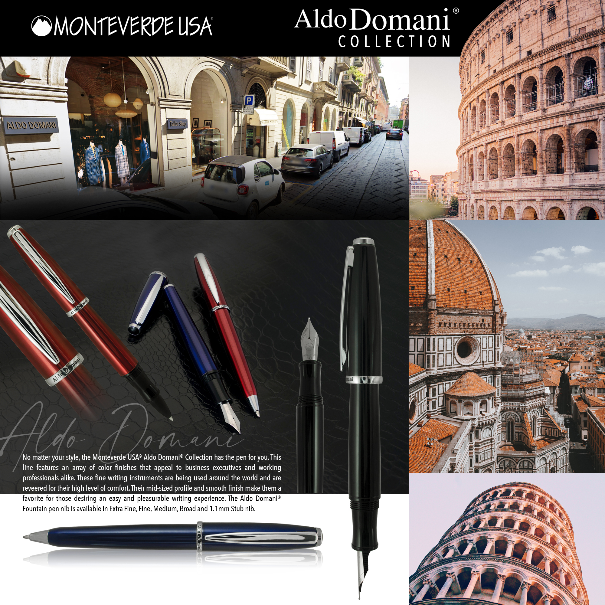 Brands - All - Monteverde USA - Aldo Domani Page 1 - YafaBrands