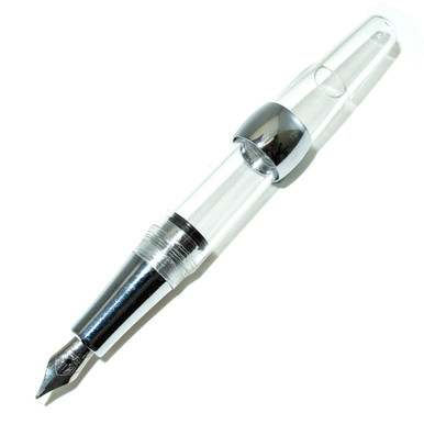 Stipula Superleggera Stealth Fountain Pen Eyedropper Crystal Clear