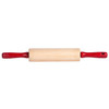 Mini Home Baker's Rolling Pin with Red Handles