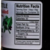 Nutrition facts label for The Dutch Kettle no-sugar-added black raspberry jam showing calories, carbs, and sugar per serving.