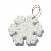 Hand made snowflake ornament for Christmas.  Made in America.