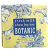 Close up of a 6.35 oz. bar of Fresh Milk Shea Butter Bar soap from Harvest Array.