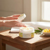 Moisturizing and softening Pineapple Cocoa Butter Body Butter with Shea Butter with a fresh, lasting scent of tropical Pineapple. Made in the USA for harvest Array.