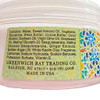 Close up of Morocco Body Butter with Shea Butter listing ingredients. Made in the USA.