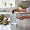 Our Luxurious Kitchen Hand Soap in a lovely Watercress and Blue Sage is a product of North Carolina and can be purchased online at harvestarray.com.