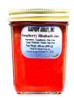 Blue Ridge Jams Raspberry Rhubarb Jam is packed in a 10 oz. glass jar. Purchase online at harvestarray.com.
