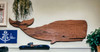 Reclaimed Cedar Moby Dick Wall Art - 25 x 8.5 Inches