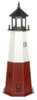 8 Foot Amish Made Poly Lighthouse - Vermillion