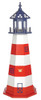 Assateague Patriotic Poly Lighthouse - 8 feet tall