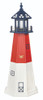 8 Feet tall Poly Lighthouse with Base - Barnegat - made by the Amish