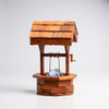 Medium Sized Amish Made Cedar Wishing Well is approximately 3 feet tall. Order today from Harvest Array.