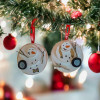 Decorate your Christmas tree with these adorable melting snowman ornaments.