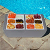 Snacks in a Metallic Gray Dubler Cooler from REVO for sale at harvestarray.com.