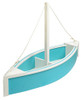 Aruba Blue and White Poly Boat Planters