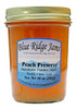 Harvest Array's Peach Preserves comes in a 10 oz. reusable jar. 