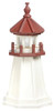 Marblehead Lighthouse Replica Wooden Lighthouse -2 Feet for Harvest Array 