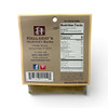 The Back label of Halladay's Roasted Red Pepper Dip Mix shows nutrition information and ingredients.  Order today from harvestarray.com.
