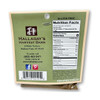 Halladay's Harvest Barn Zesty Fiesta dip label with nutrition facts, contact information, and ingredients.
