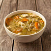 A hearty bowl of slow cooked Halladay's Country Chicken Vegetable Soup. Purchase the soup mix online at harvestarray.com.
