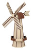 Birchwood and Brown Large Poly Windmill sold on Harvest Array 