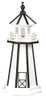 White with Black Trim Wooden Lighthouse - 3 Feet for Harvest Array 