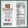 Halladay's Chicken Pot Pie Soup Mix label with Nutrition and ingredient information. Oder today at harvestarray.com.