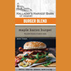 Infuse you plain burger with Halladay's Maple Bacon Burger Blend for a delicious, mouthwatering twist. Purchase online at Harvest Array.