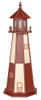 Cape Henry in Cherrywood and Ivory Wooden Lighthouse- 5 Feet for Harvest Array 