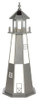 Cape Henry in Gray and White Wooden Lighthouse - 5 Feet on harvestarray.com 